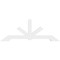 Ekena Millwork Vanguard Architectural Grade PVC Gable Bracket, 108"W x 40 1/2"H x 4"D x 6"F, 9/12 Pitch GBP108X41X0406VAN00 - alternate 2